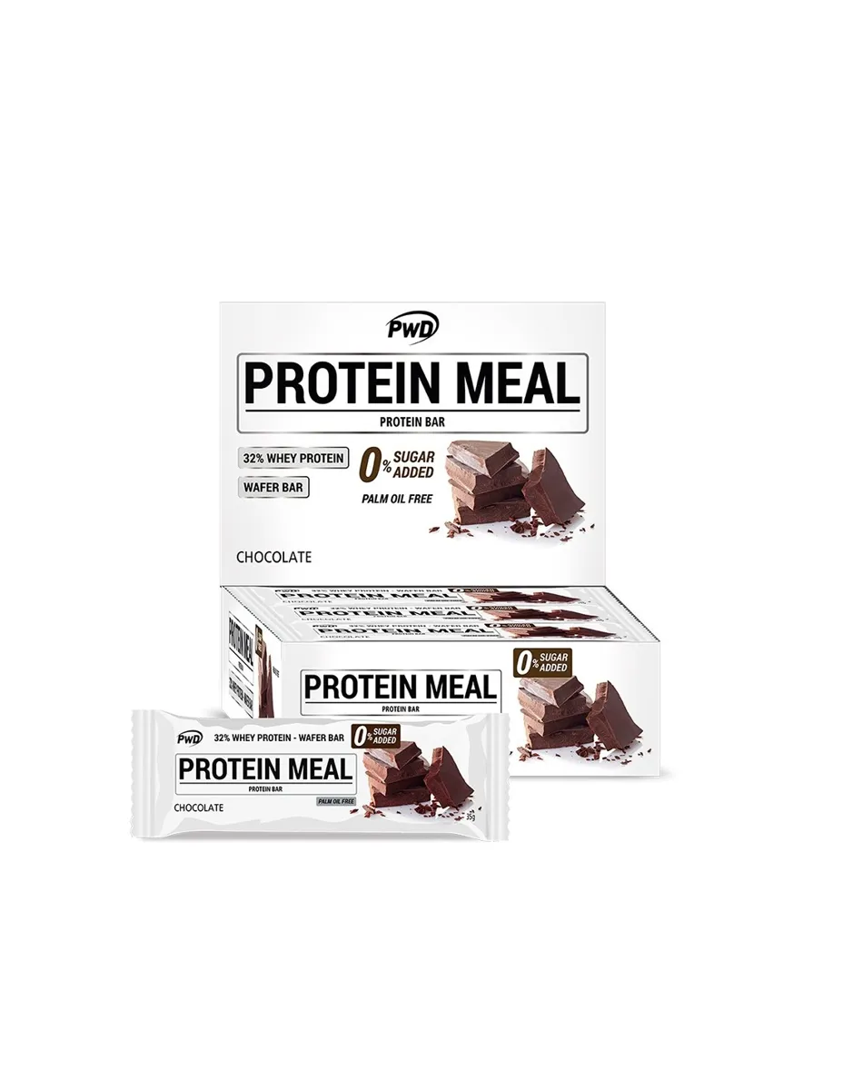 Barrita de proteínas, sabor chocolate, 35 gramos - PWD