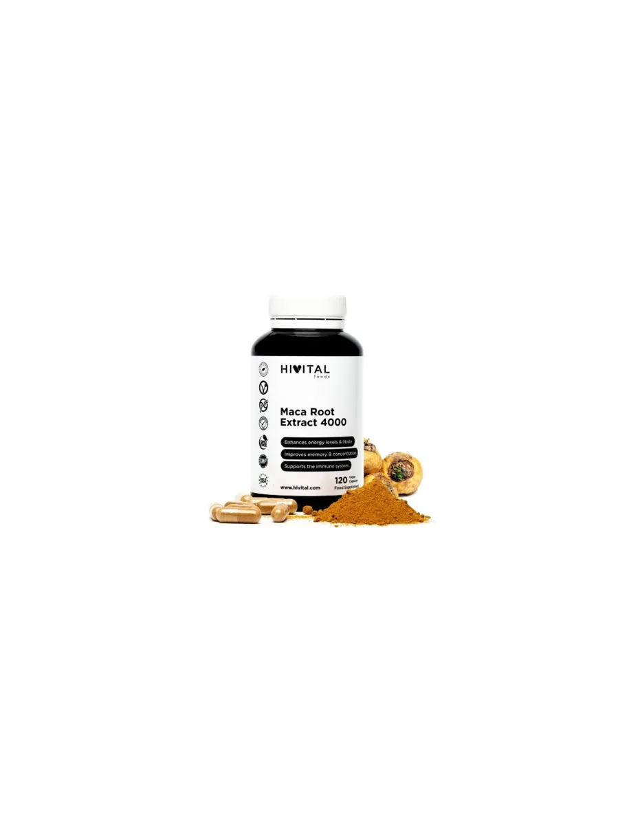 Maca Peruana, 4000mg, 120 cápsulas