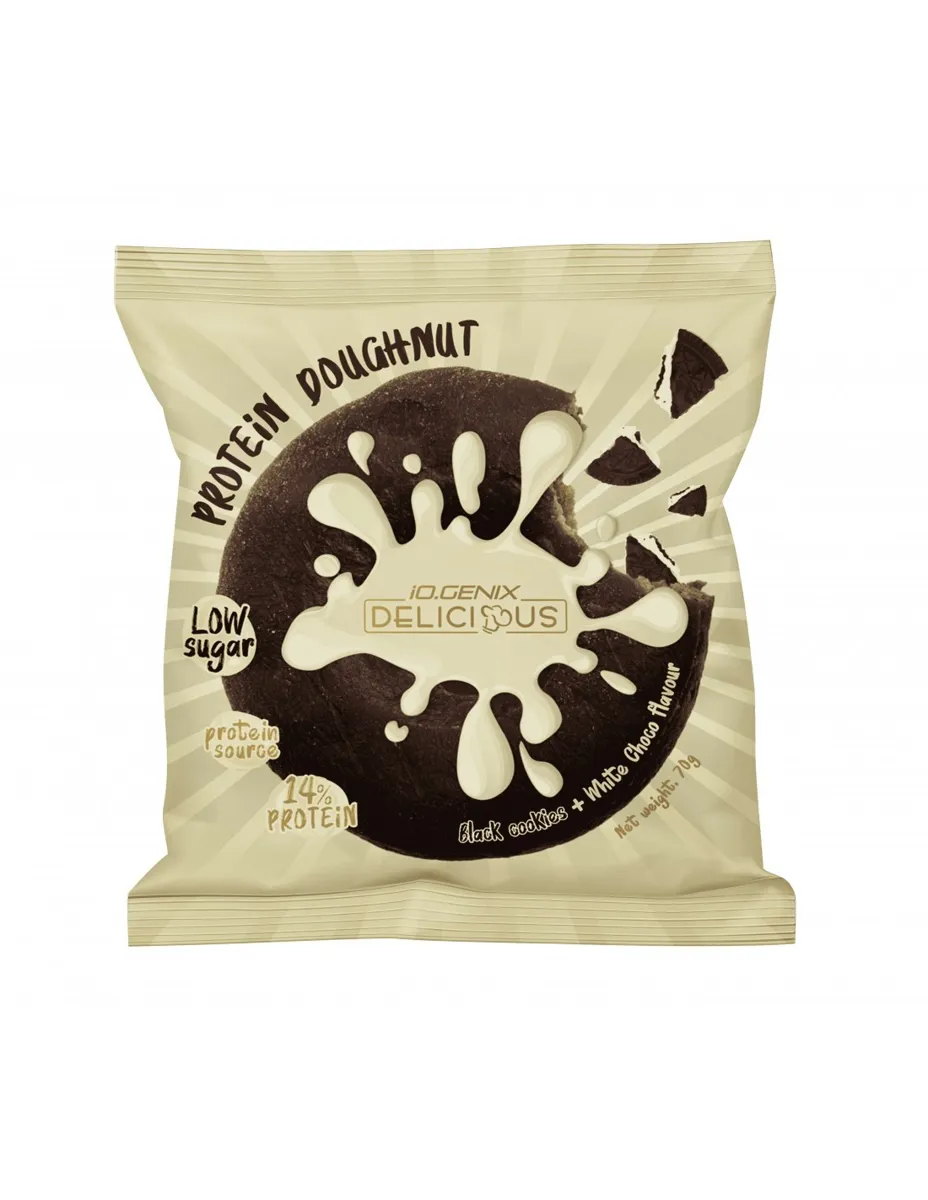 Donuts, sabor Black Cookies y Chocolate blanco, 70 gramos
