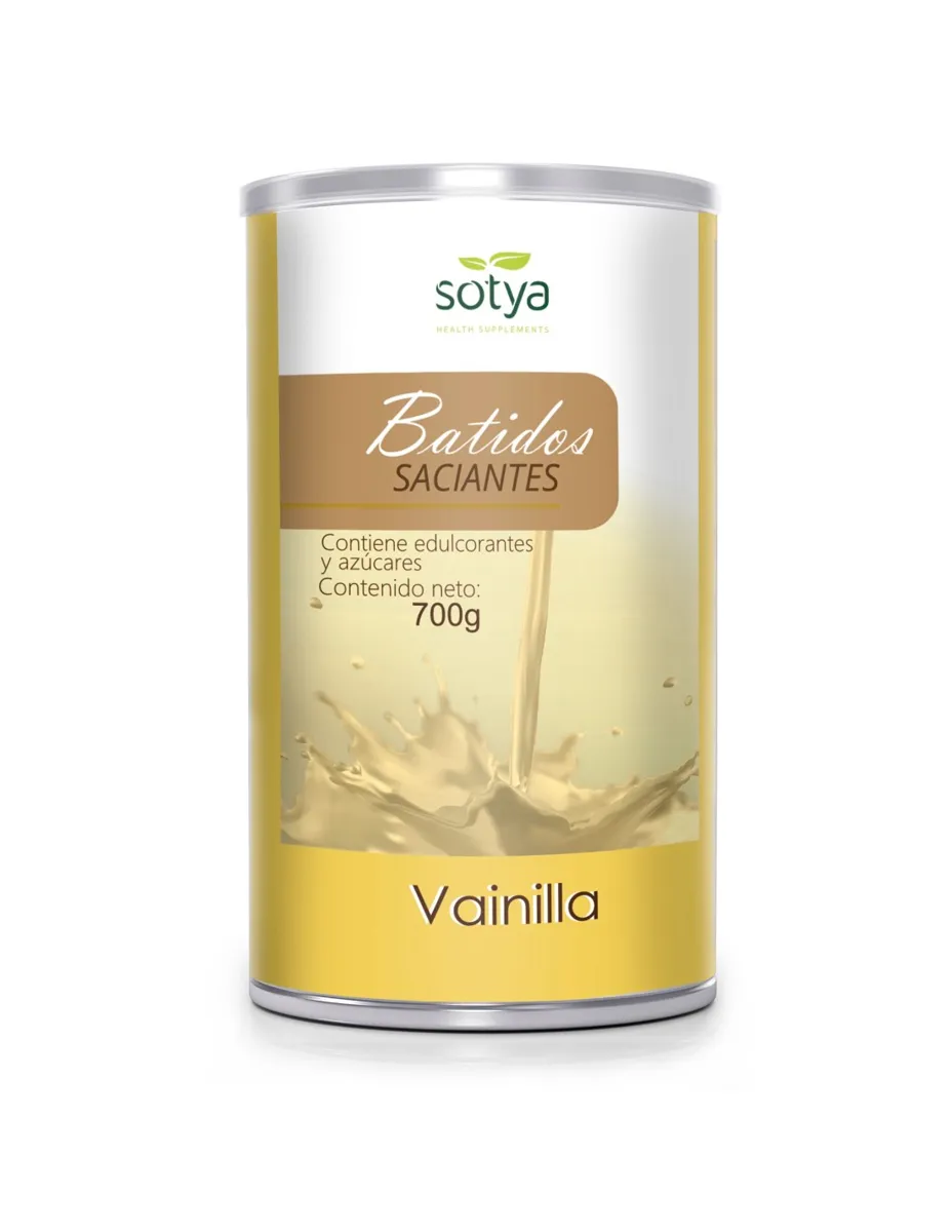 Batido saciante, sabor vainilla, 700 gramos
