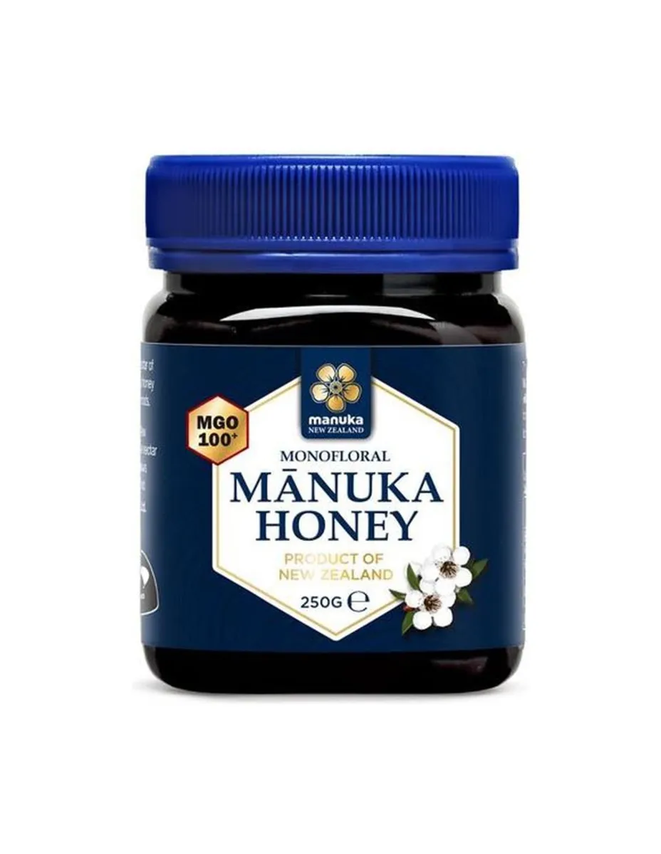Miel Cruda de Manuka Monofloral,MGO 100+, 250 gramos