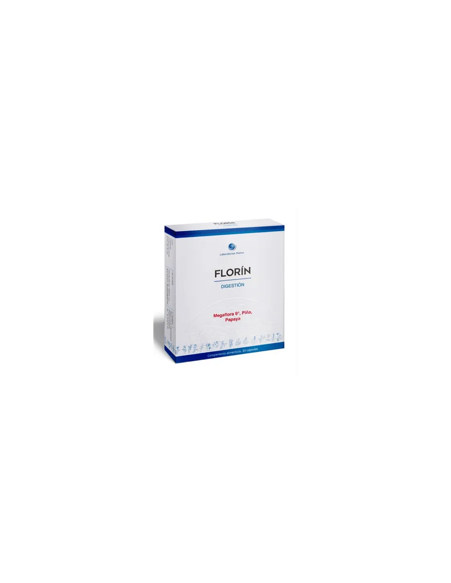 Florin, 500 mg, 30 cápsulas, probióticos y enzimas digestivas