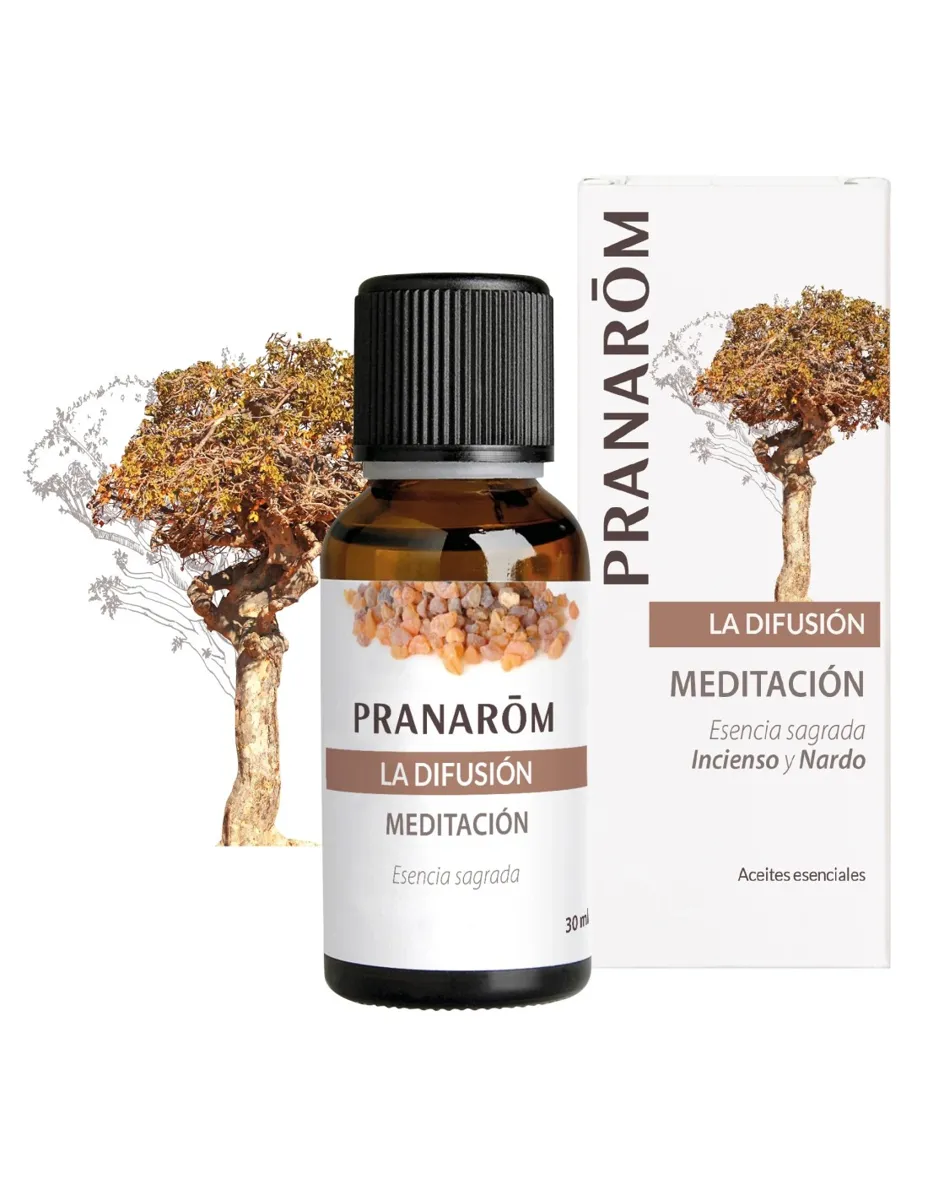 Sinergia difusión, Con Incienso & Nardo, Meditación, 30ml
