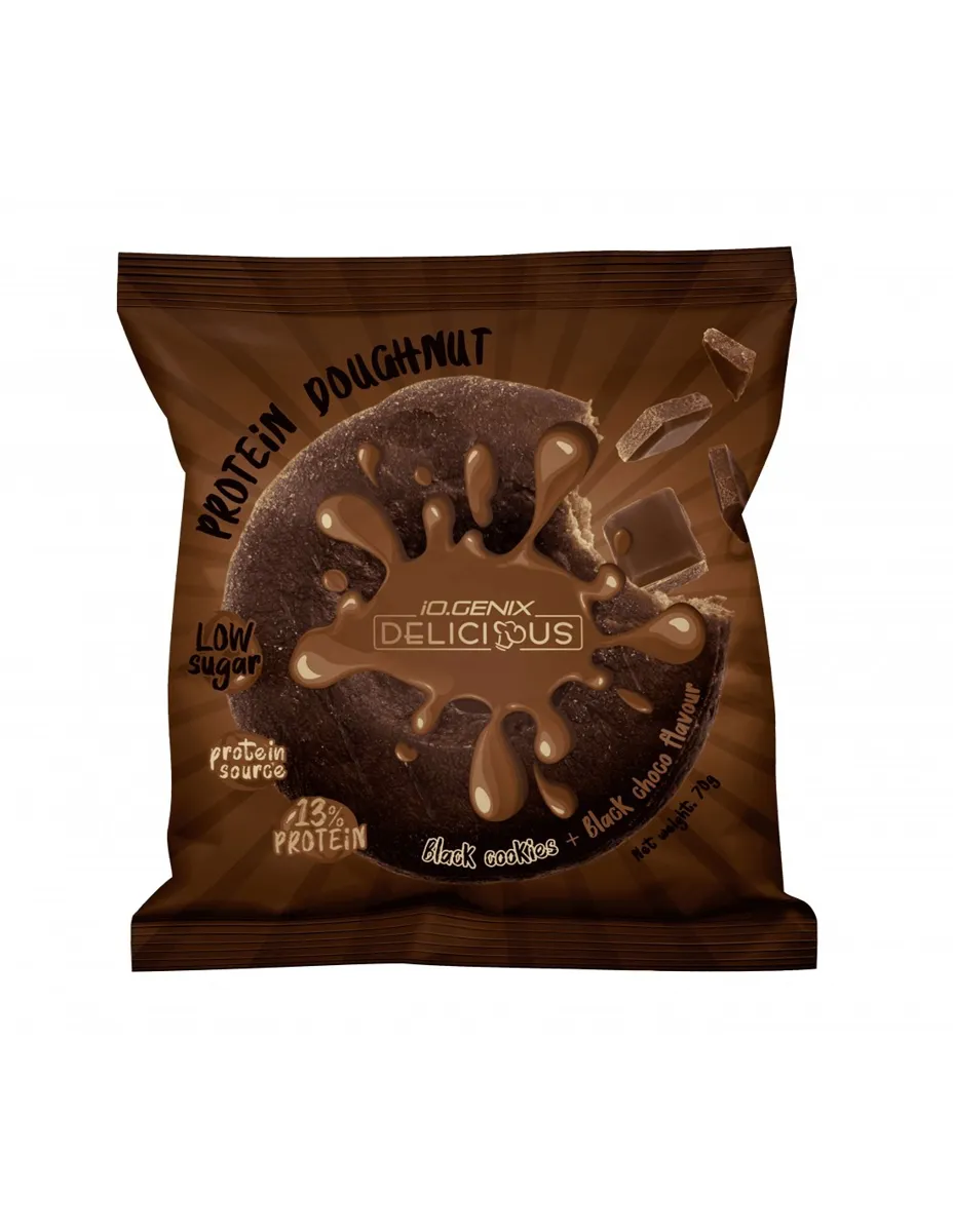 Donuts, sabor Black Cookies y Black Choco, 70 gramos