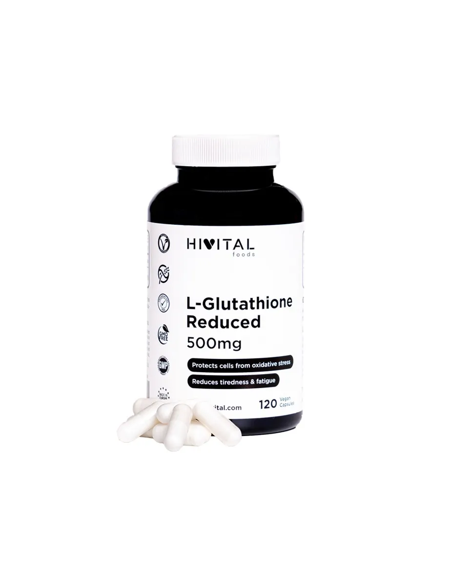 L-Glutatión 500mg- 120 cápsulas