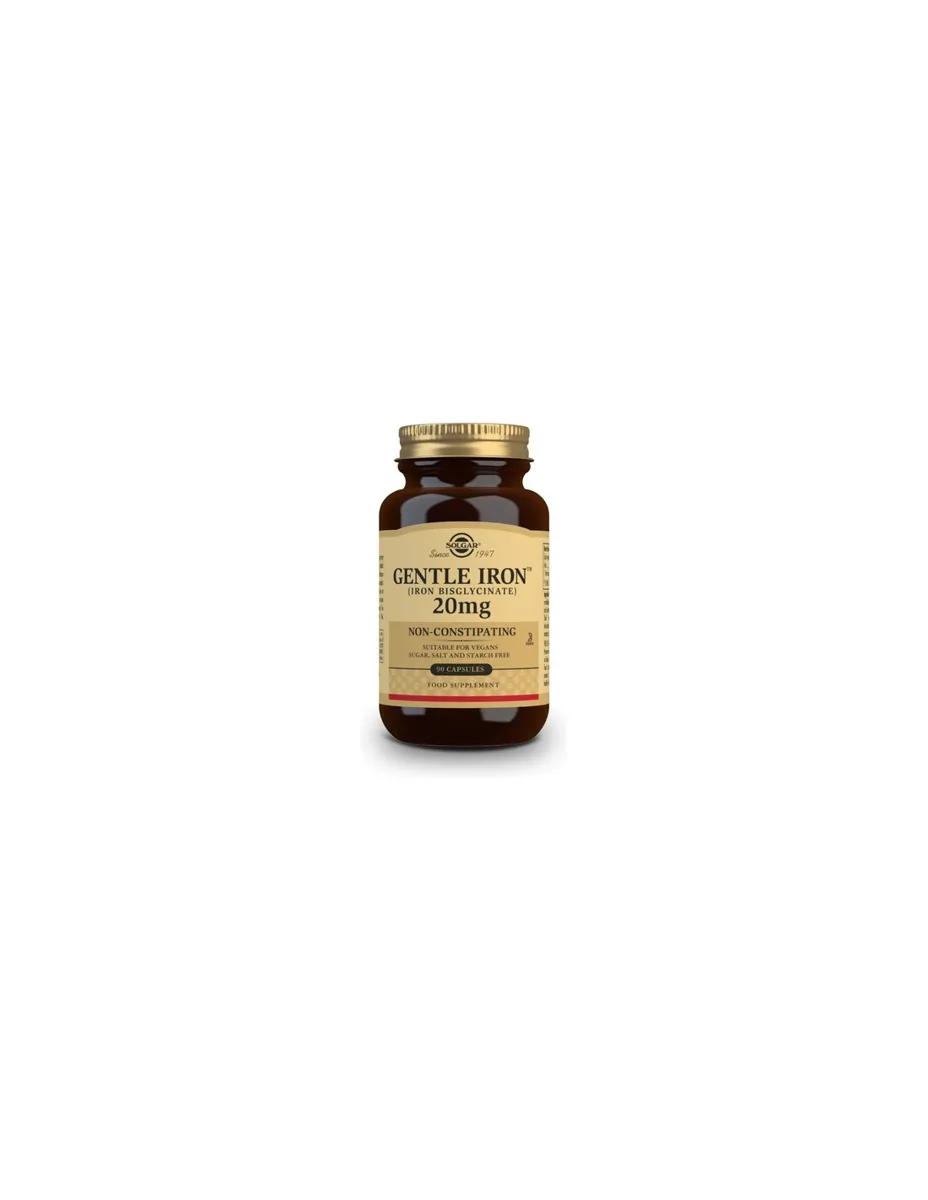 Hierro Gentle, 20 mg, 90 cápsulas