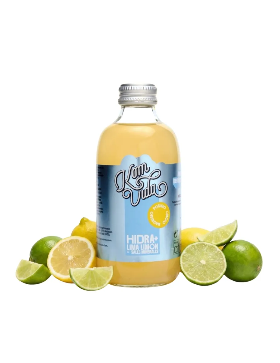 Kombucha, Hidra, sabor Lima Limón y Sales Minerales , 250 ml