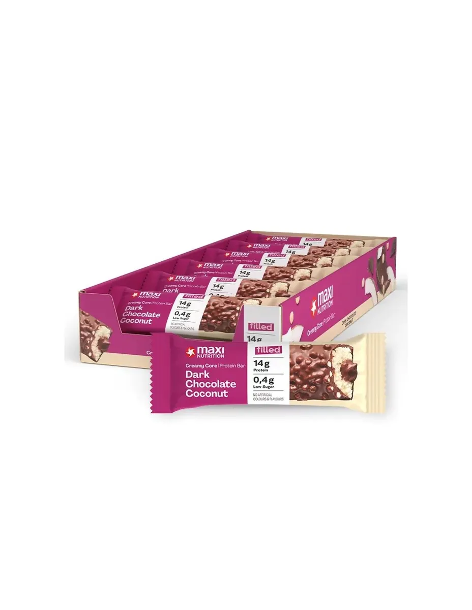 Barrita de proteinas, de Chocolate y Coco, 45 gramos