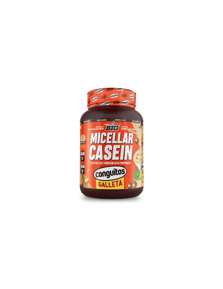 Caseina, sabor Conguitos galleta chocolate con leche, 1Kg