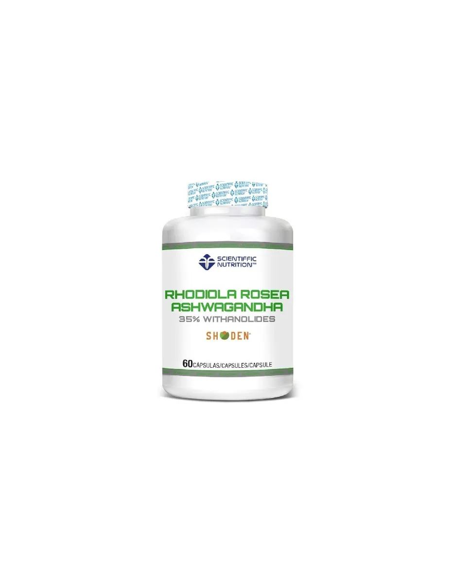 Rhodiola y Ashwagandha, 60 cápsulas