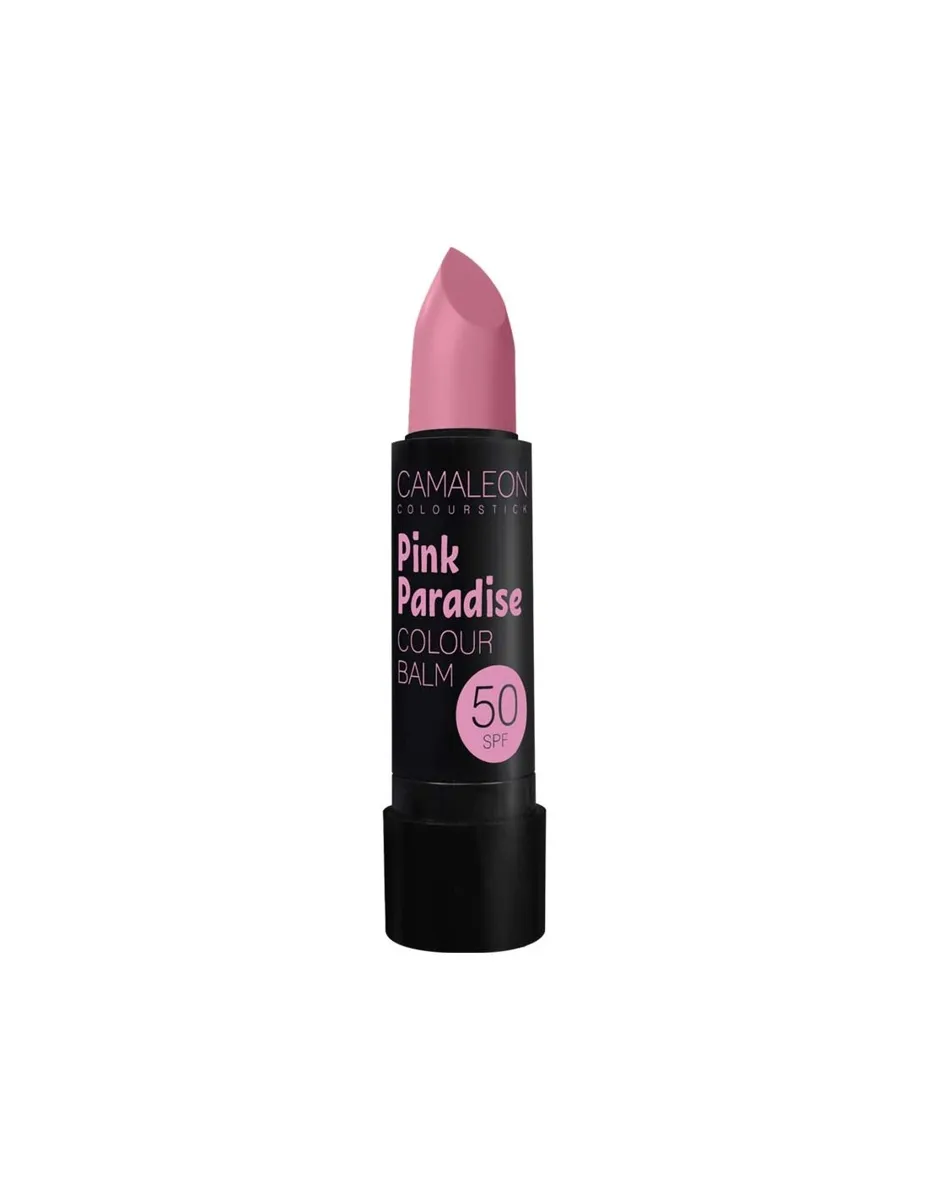 Bálsamo labial, color Pink Paradise, 50 SPF, 4 gramos