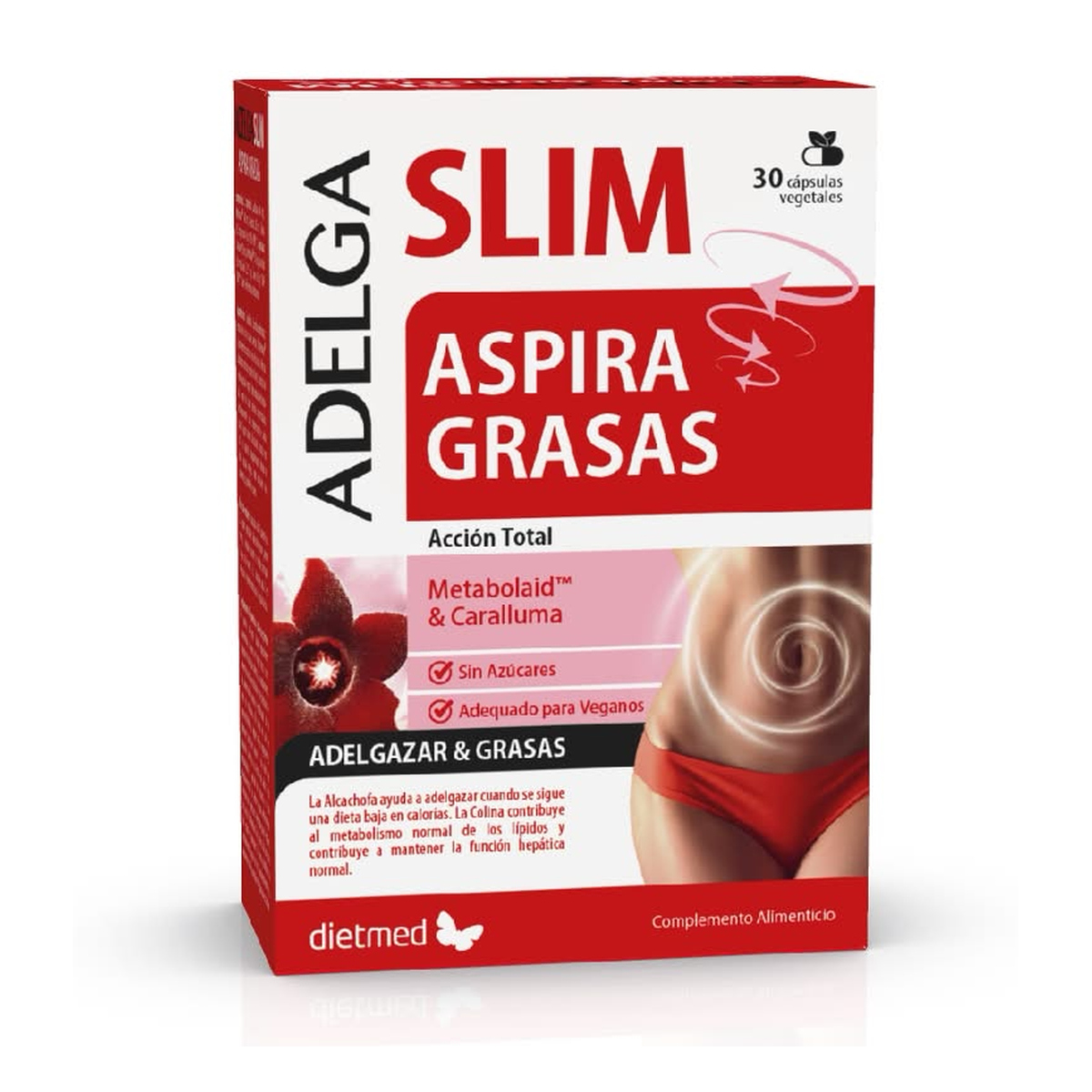 Adelgaslim, Aspira grasas, 30 cápsulas