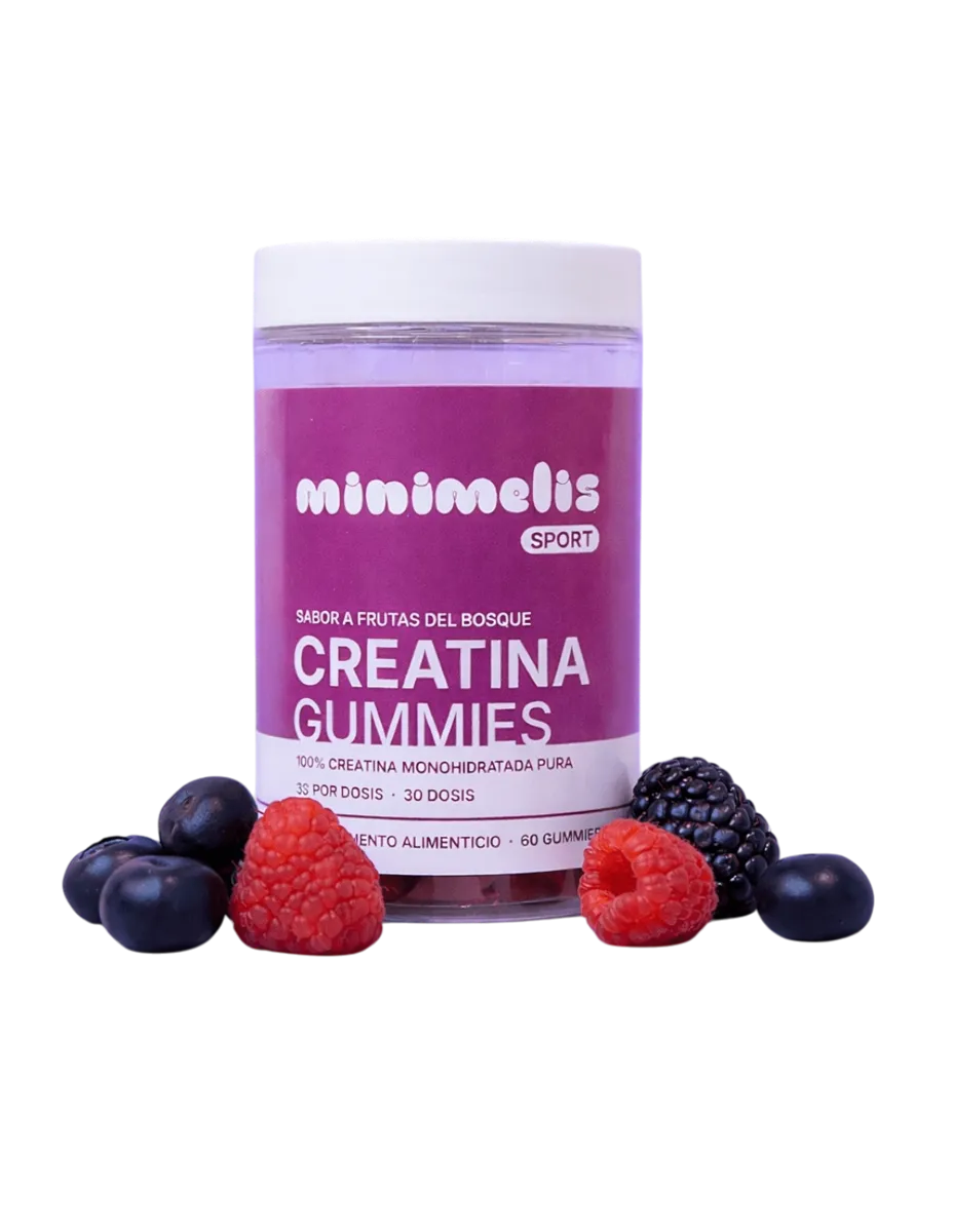 Creatina Monohidratada, sabor Frutos del Bosque, 60 gominolas
