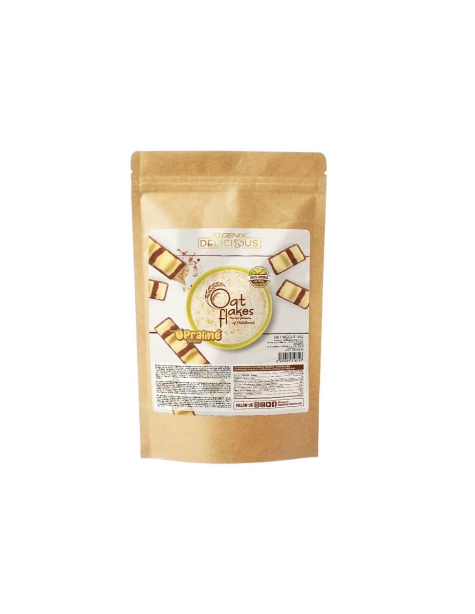 Copos de avena, sabor Praliné, 1Kg