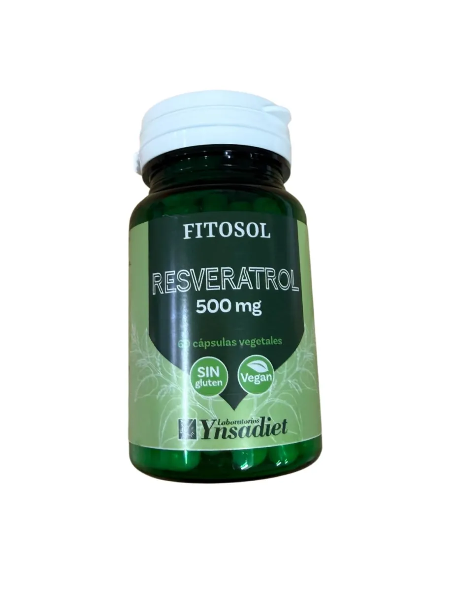 Resveratrol, 500 mg, 60 cápsulas