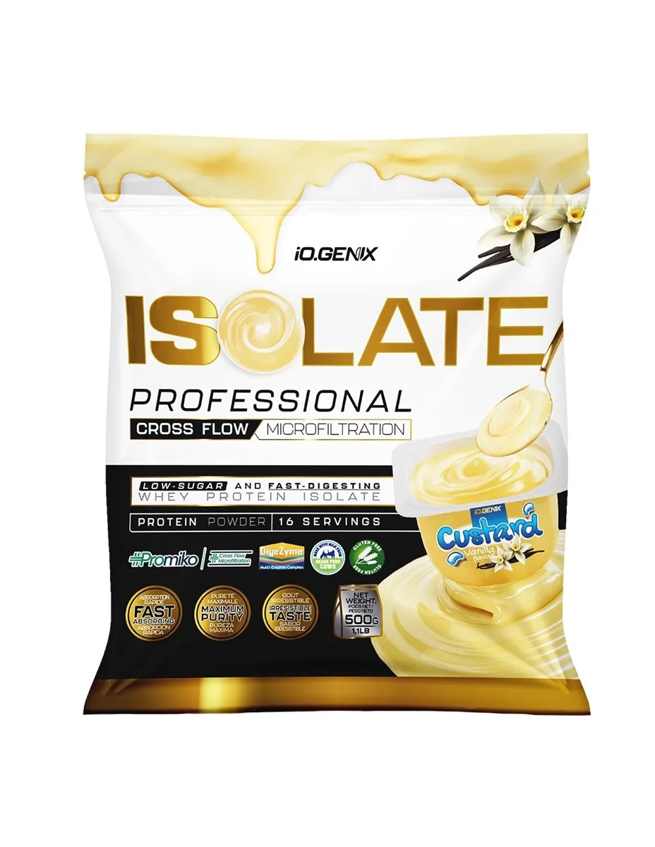 Proteína Isolatada, sabor Natillas, 500 gramos