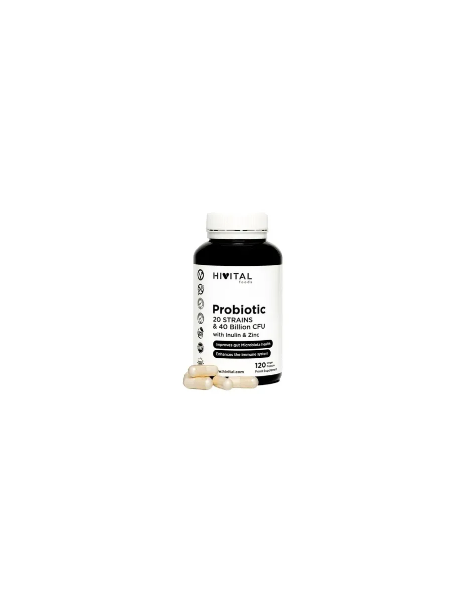 Probióticos, 20 cepas, 120 cápsulas