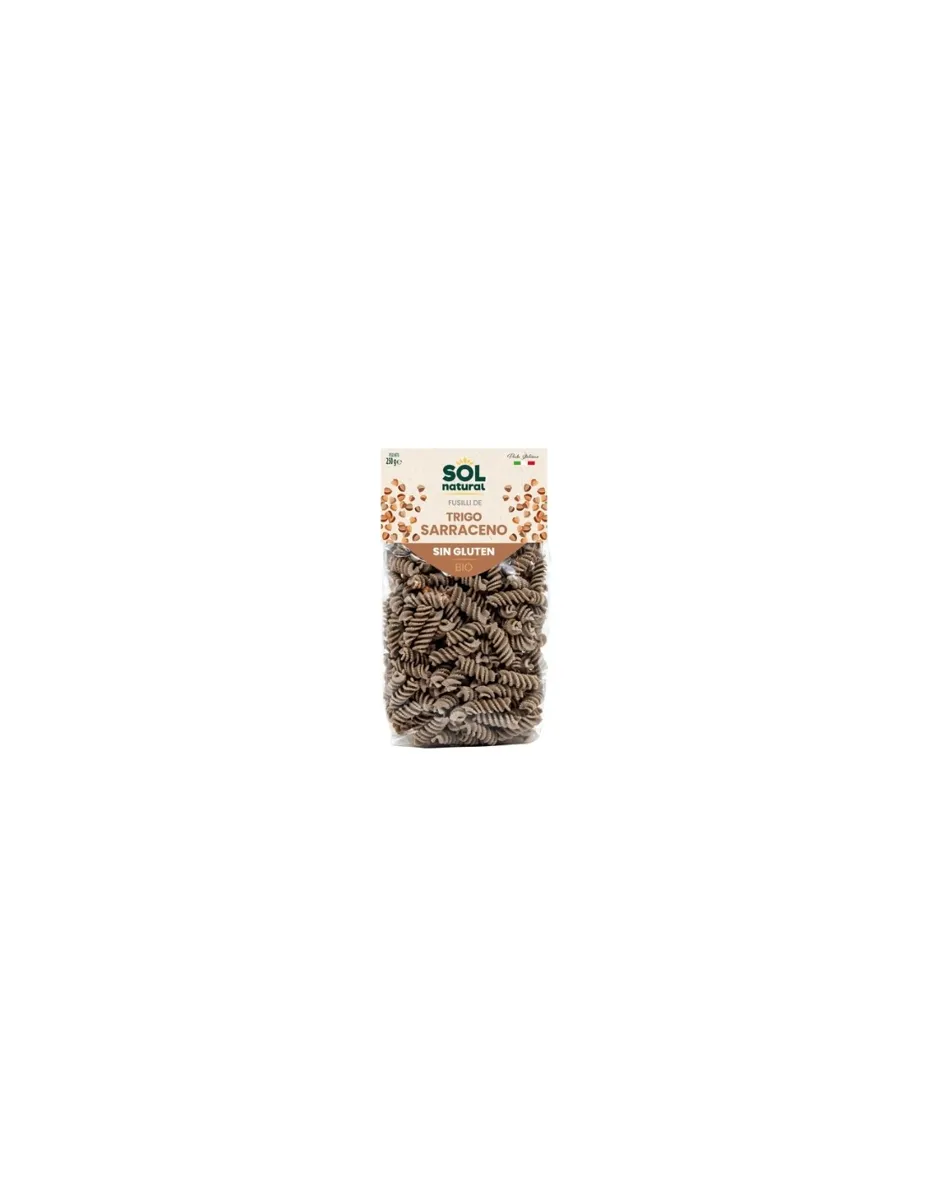 Fusilli de Trigo Sarraceno, BIO, sin gluten, 250 gramos