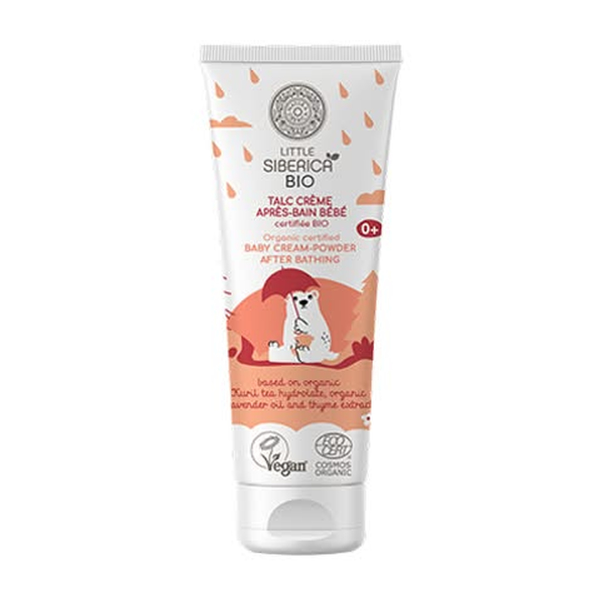 Crema con efecto talco para después del baño, 75ml