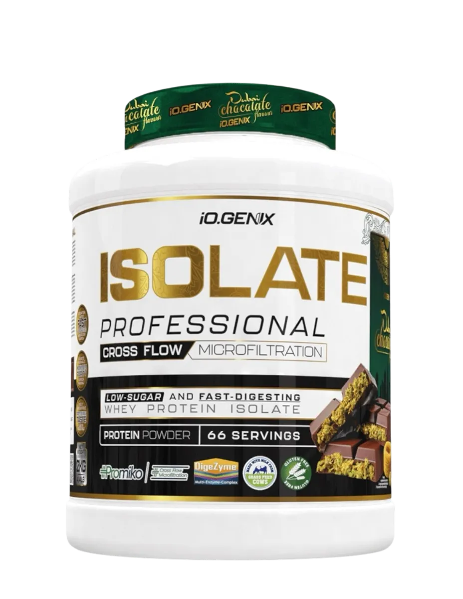 Proteína Isolate, sabor Chocolate Dubái, 2Kg