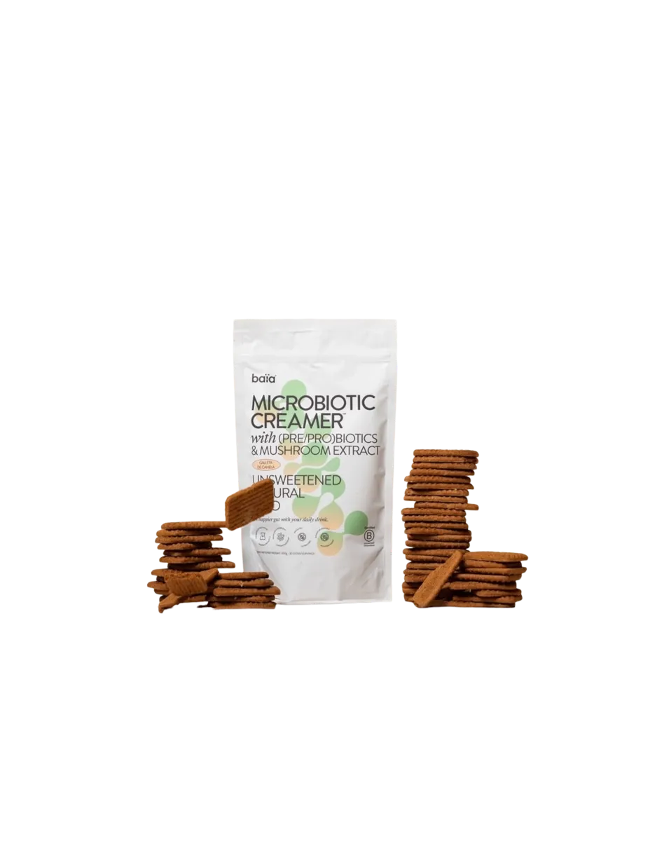 Microbiotic Creamer, sabor Galleta de Canela, 500 gramos