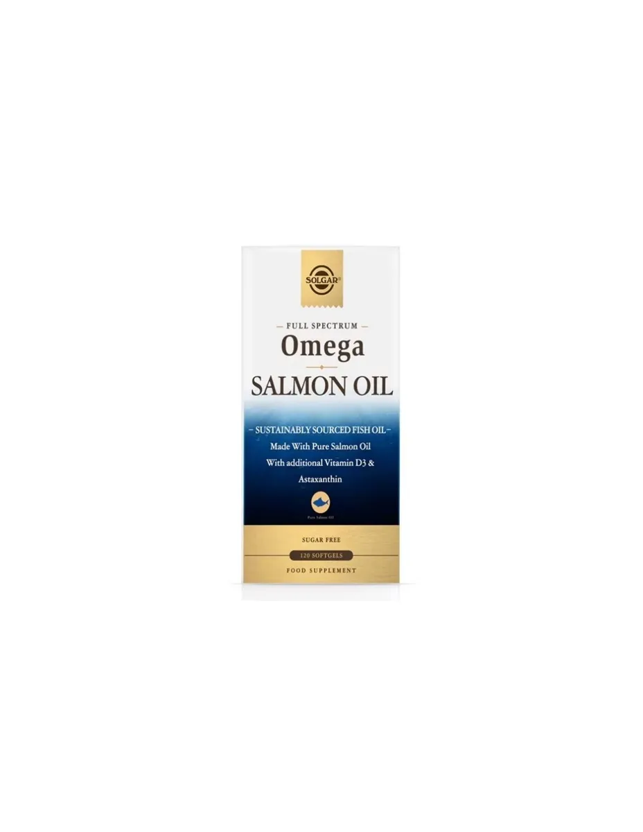Omega 3, Aceite de Salmón, Full Spectrum, 120 softgels