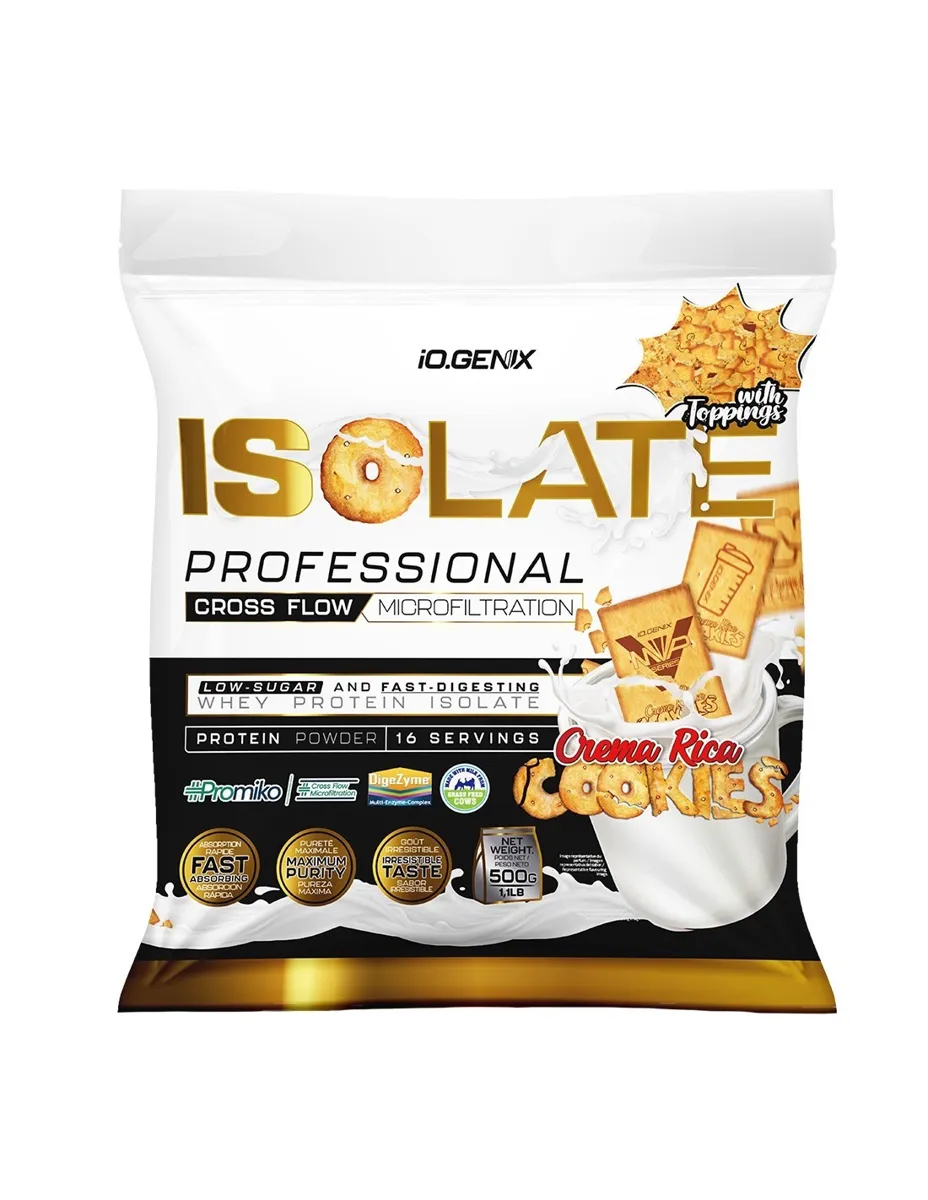 Proteína Isolatada, sabor Crema Rica, 500 gramos