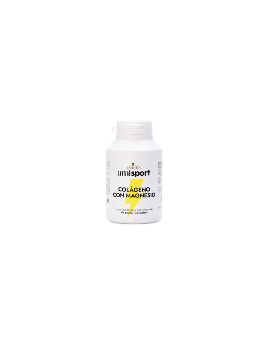 Colageno con magnesio AMJ, 270 comprimidos, sin gluten ni lactosa