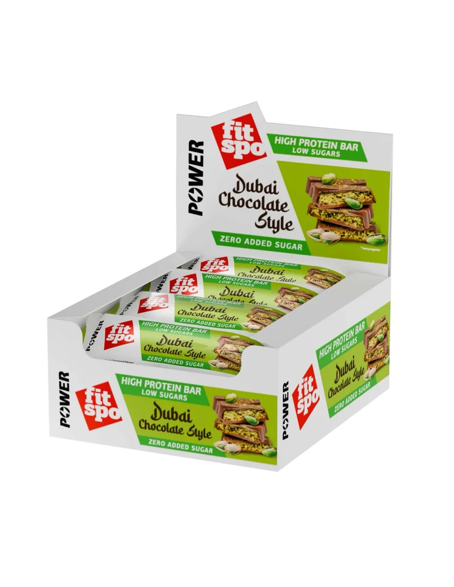 Barrita proteica, sabor Chocolate Dubai, 60 gramos