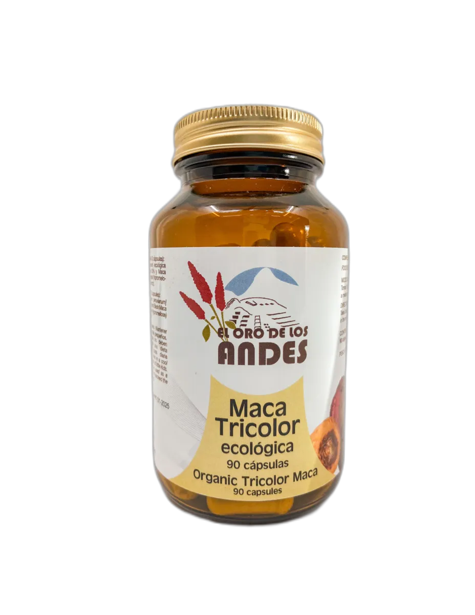 Maca Tricolor, BIO, 90 cápsulas