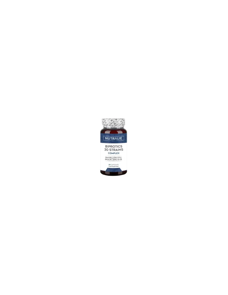 Biprotics, Complex, 30 cepas, 264 billones de UFC, con Inulina, Zinc y D3