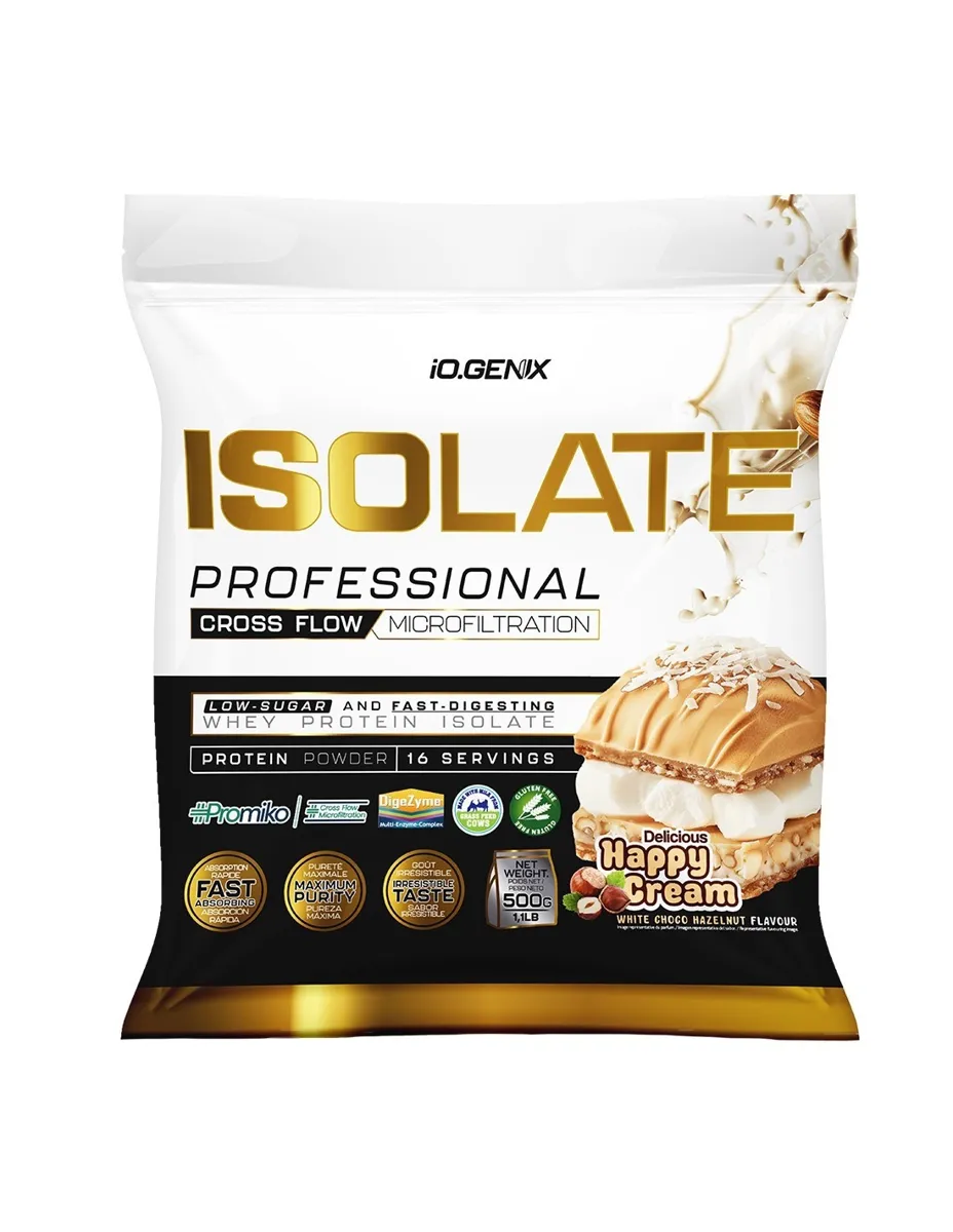 Proteína Isolatada, sabor Happy Cream, 500 gramos