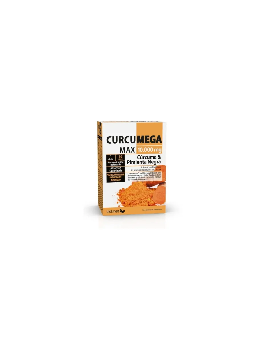 Curcumega Max complex, 10000mg, 60 cápsulas