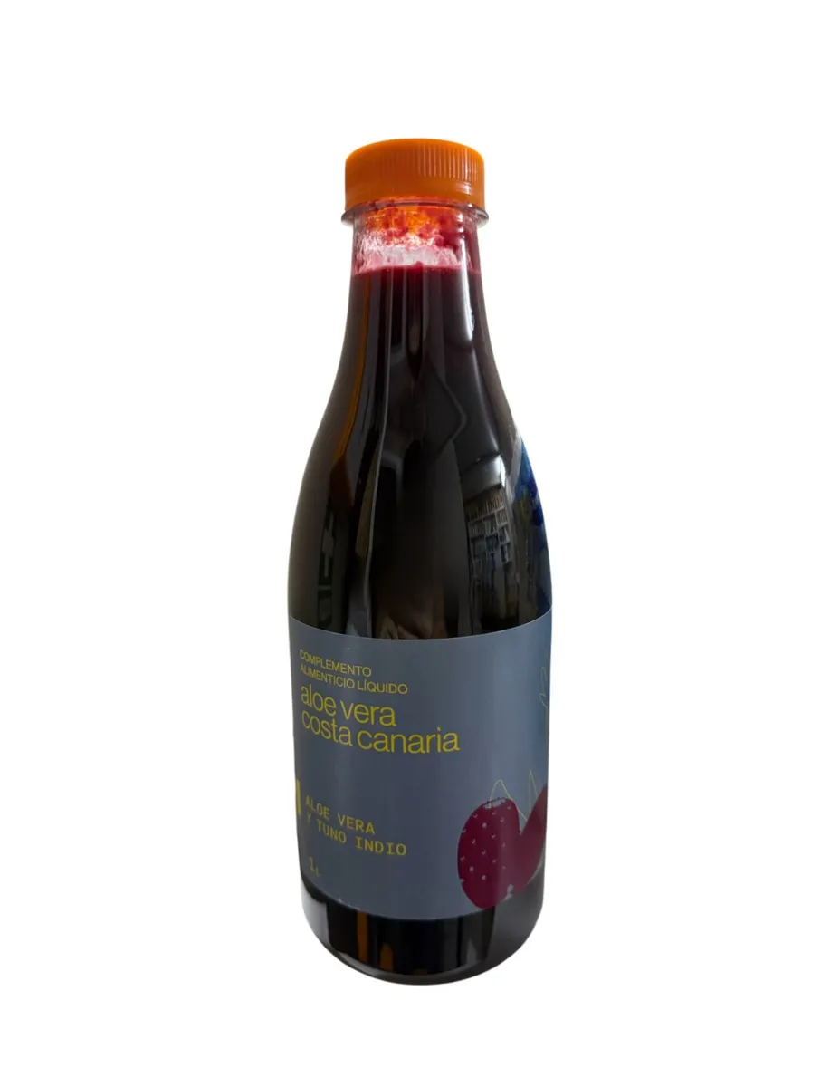 Aloe Vera de Gáldar, Con Tuno Indio y Estevia, 1 litro
