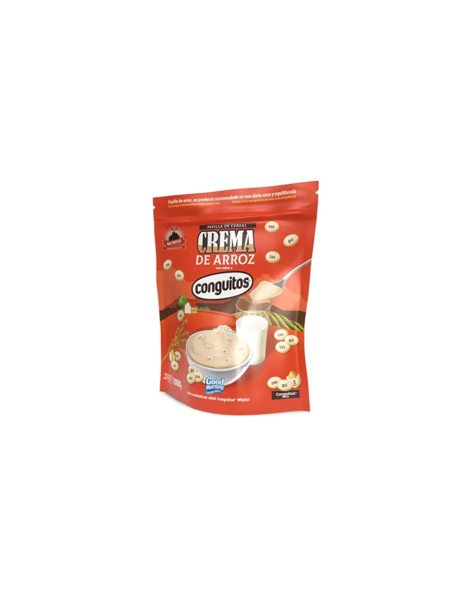Crema de arroz, sabor Conguitos chocolate blanco, 1Kg