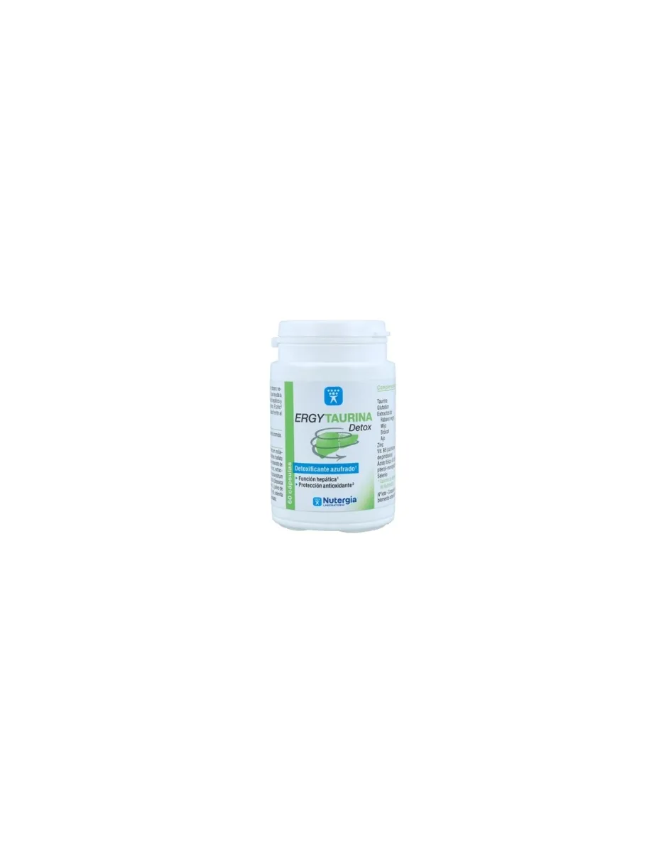 ErgyTaurina, Detoxificación, 60 cápsulas