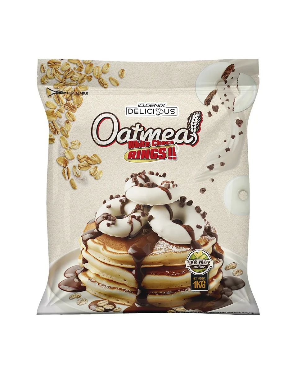 Harina de avena, sabor Filipinos Chocolate Blanco, 1Kg