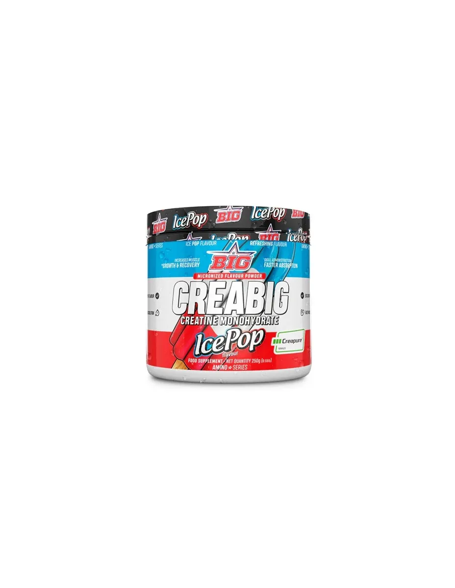 Creatina Monohidratada Creapure, sabor Ice Pop, 250 gr