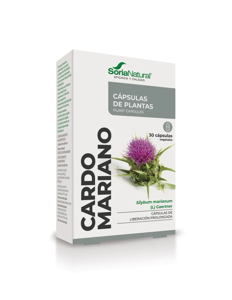 Cardo Mariano, 30 cápsulas vegetales