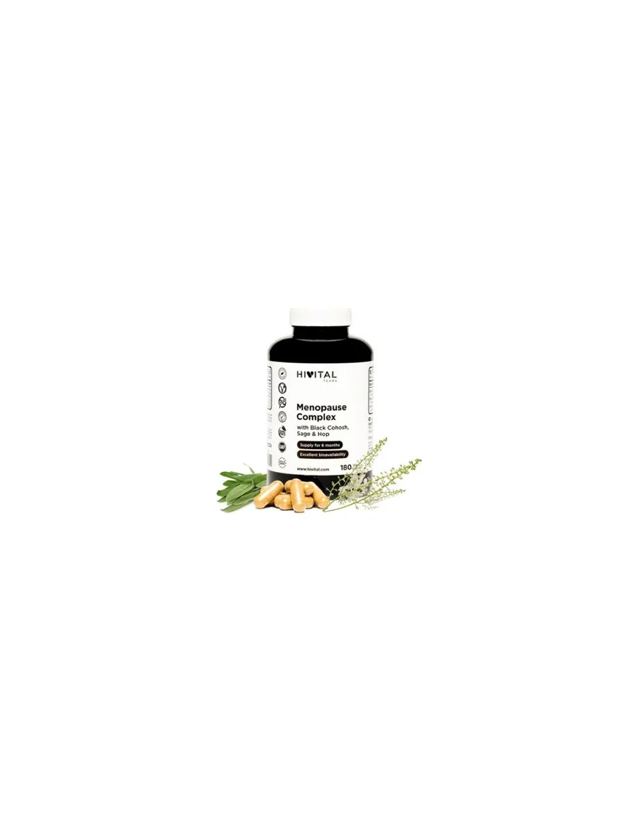 Menopause Complex, 180 cápsulas veganas