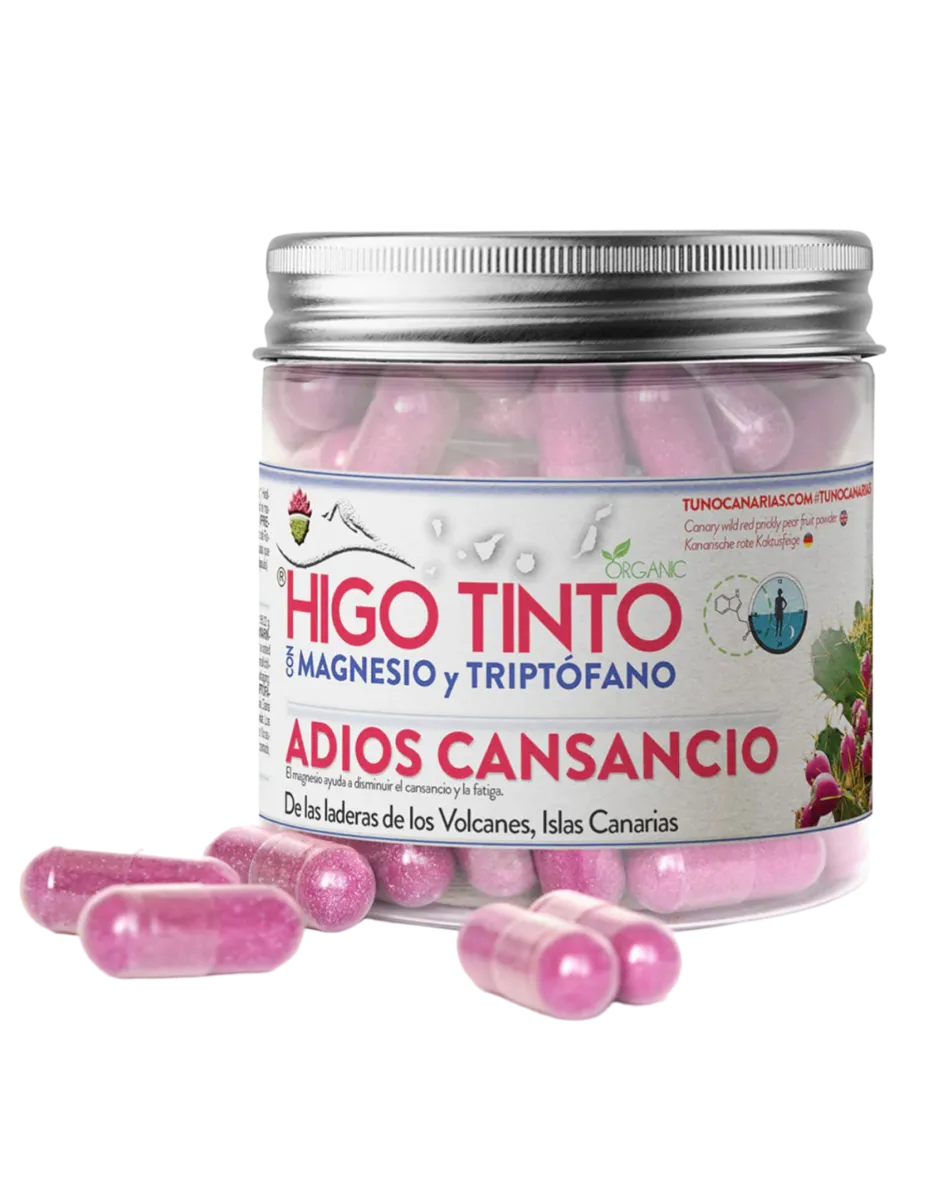 Higo tinto, triptófano y magnesio, 90 cápsulas