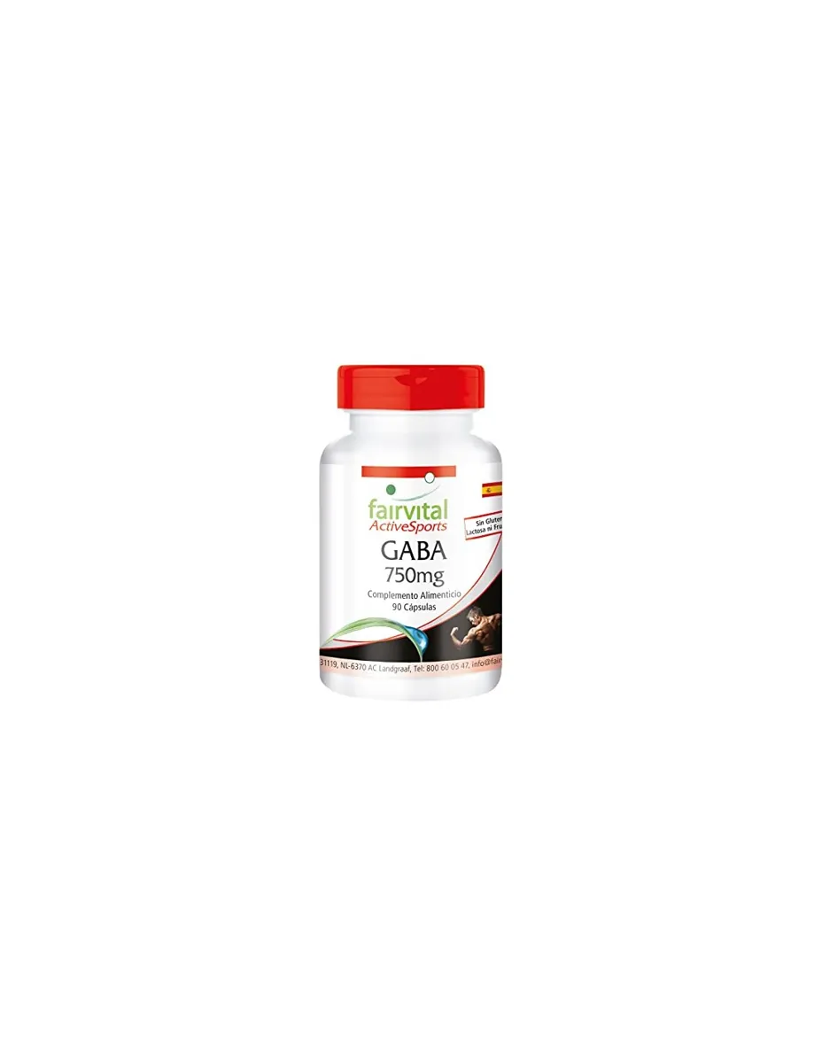 GABA, 750mg, 60 cápsulas