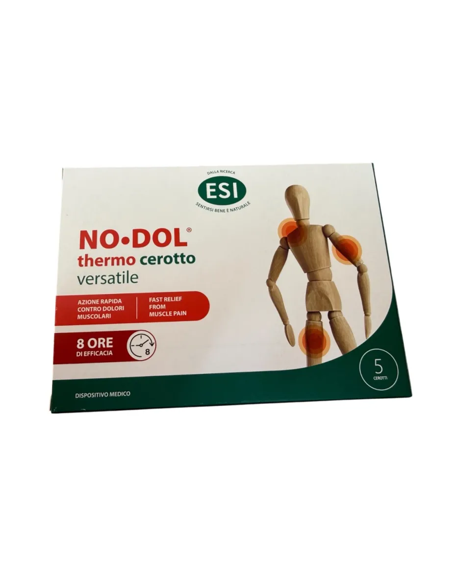 NODOL, Thermo parches, Versátil (hombros, brazos, piernas), 5 parches