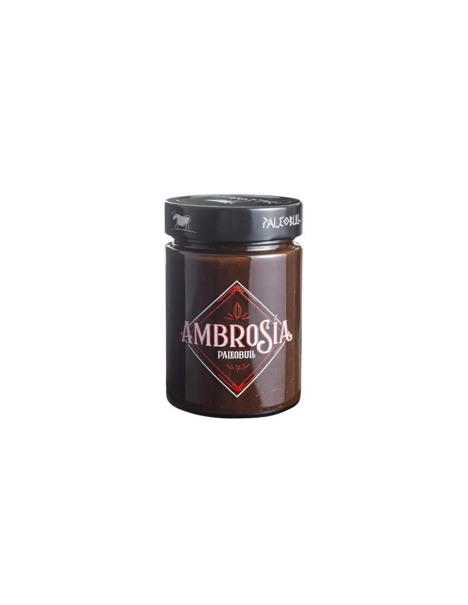 Crema Ambrosía, sabor cacao, Sin gluten, sin edulcorantes, ni azúcar añadido,300 gramos