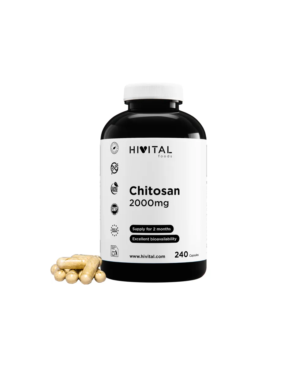 Chitosán Marino, 2000 mg, 240 cápsulas