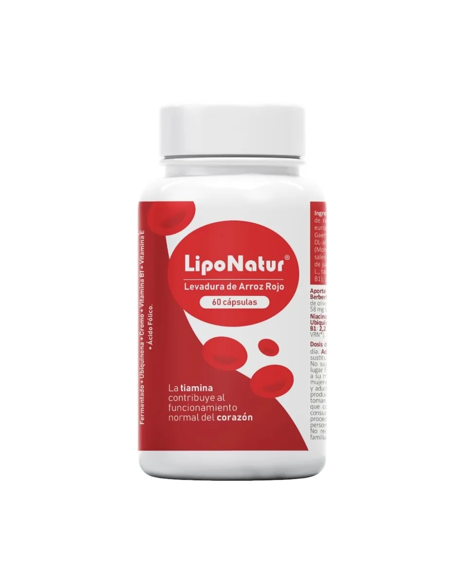 Liponatur, ( Colesterol y Glucosa en sangre), 60 cápsulas