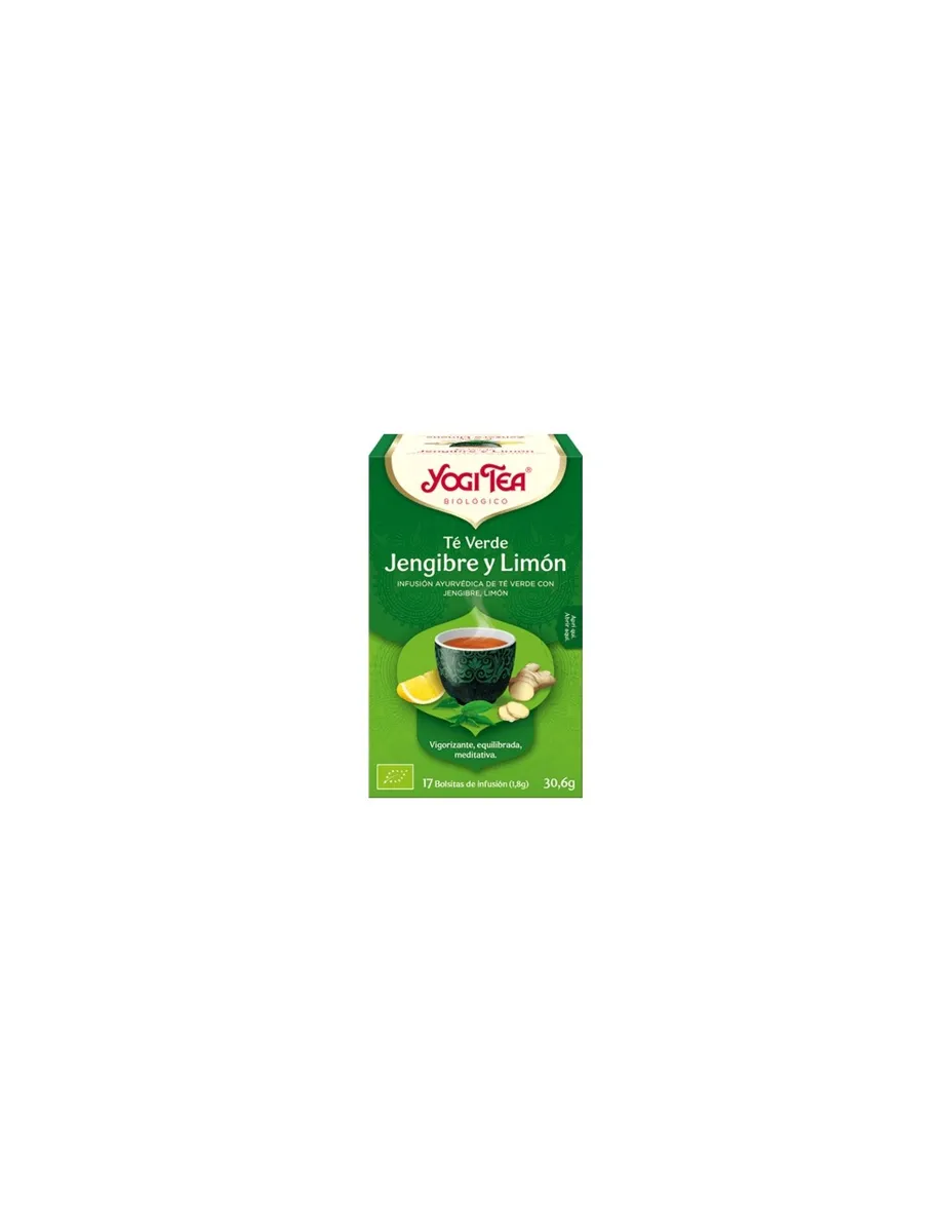 Infusión, Te verde, jengibre y limón, 17 bolsitas