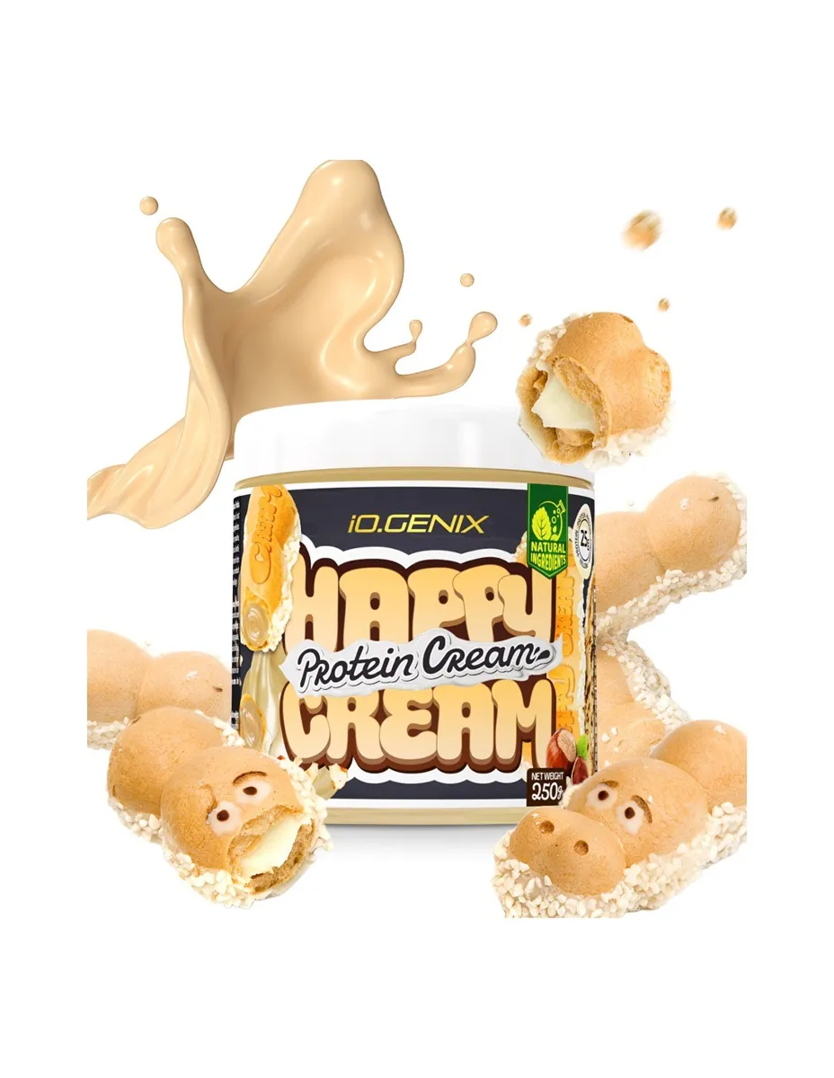 Crema untable, sabor Happy Cream, Ferrero, 250 gramos