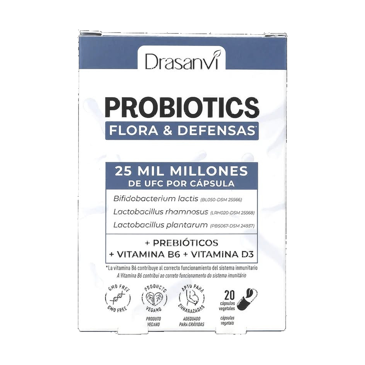 Probiotics, Flora & Defensas, 20 cápsulas vegetales