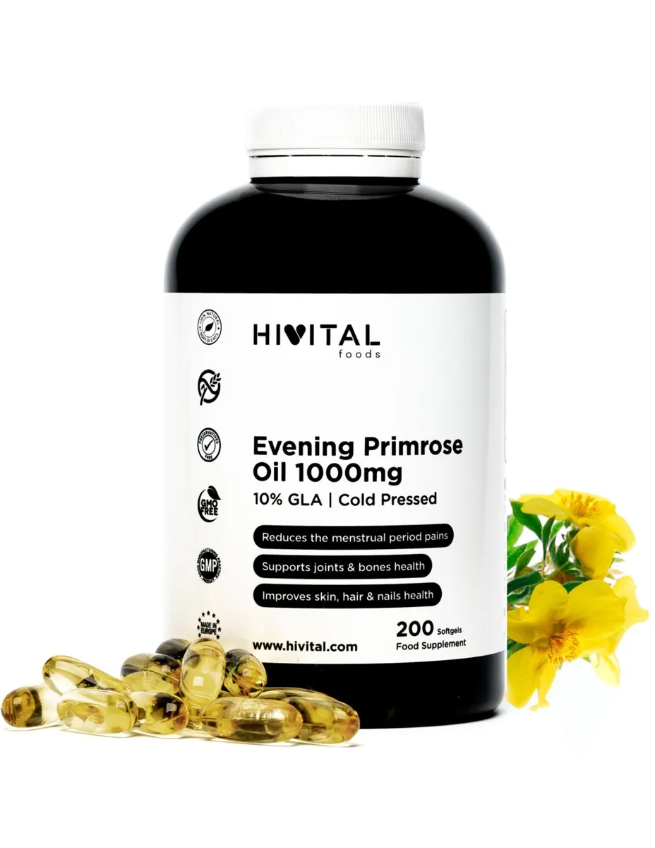 Onagra, 1000mg, 200 perlas
